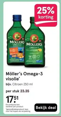 Etos Möller's Omega-3 visolie aanbieding