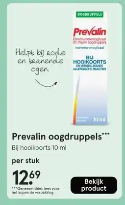 Etos Prevalin oogdruppels*** aanbieding