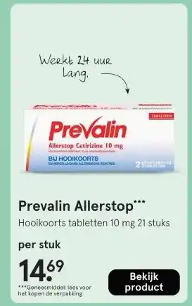 Etos Prevalin Allerstop aanbieding