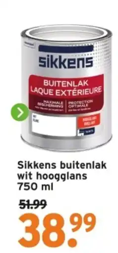 GAMMA Sikkens buitenlak wit hoogglans aanbieding