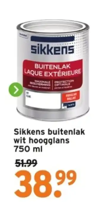 GAMMA Sikkens buitenlak wit hoogglans aanbieding