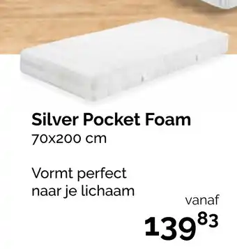 Beter Bed Silver Pocket Foam 70x200 cm aanbieding