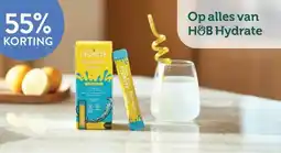 Holland & Barrett 55% KORTING Op alles van H&B Hydrate aanbieding