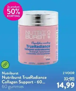 Holland & Barrett Nutriburst TrueRadiance Collagen Support - 60 gummies aanbieding