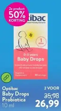 Holland & Barrett Baby Drops Probiotica aanbieding