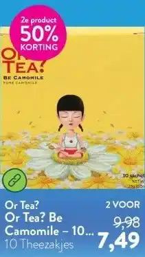 Holland & Barrett Or Tea? Be Camomile – 10 zakjes aanbieding