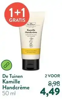 Holland & Barrett Kamille Handcrème aanbieding