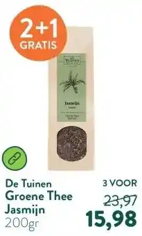 Holland & Barrett Groene Thee Jasmijn aanbieding