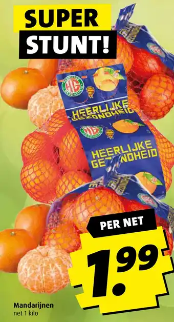 Boni Mandarijnen aanbieding