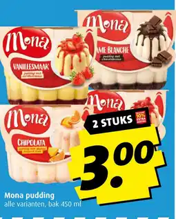 Boni Mona pudding aanbieding