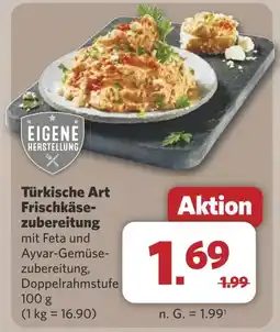 Combi Türkische Art Frischkäse- zubereitung aanbieding