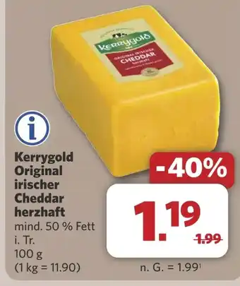 Combi Kerrygold Original irischer Cheddar herzhaft aanbieding