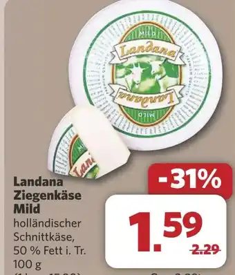 Combi Landana Ziegenkäse Mild aanbieding