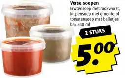 Boni Verse soepen aanbieding