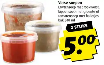 Boni Verse soepen aanbieding