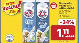 Combi Bärenmarke frische oder haltbare Milch aanbieding