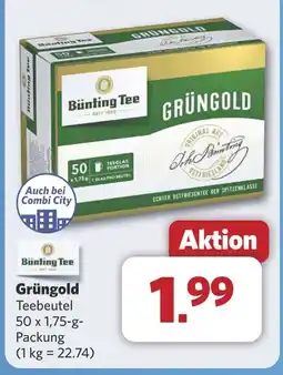 Combi Grüngold aanbieding