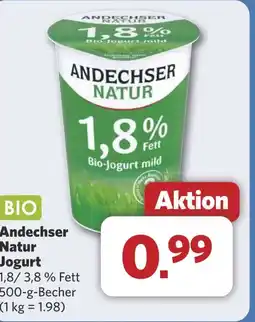 Combi Andechser Natur Jogurt aanbieding