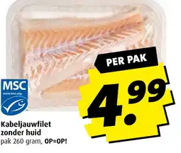 Boni Kabeljauwfilet zonder huid aanbieding