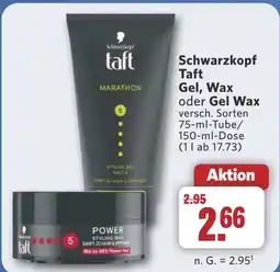 Combi Schwarzkopf Taft Gel, Wax oder Gel Wax aanbieding