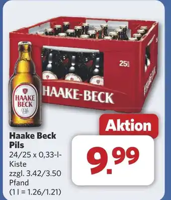 Combi Haake Beck Pils aanbieding