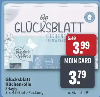 Combi Glücksblatt Küchenrolle aanbieding