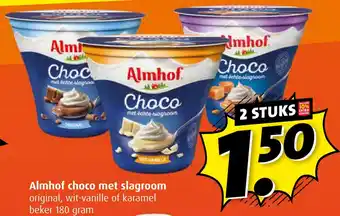 Boni Almhof choco met slagroom aanbieding