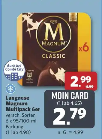 Combi Langnese Magnum Multipack 6er aanbieding