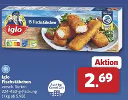 Combi Iglo Fischstäbchen aanbieding