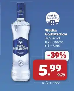 Combi Wodka Gorbatschow aanbieding