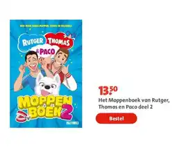 Bruna Het Moppenboek van Rutger, Thomas en Paco deel 2 aanbieding