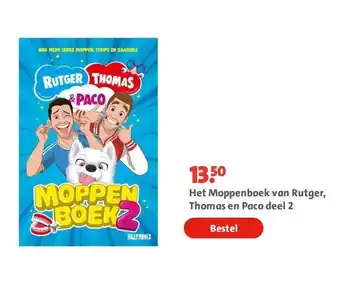 Bruna Het Moppenboek van Rutger, Thomas en Paco deel 2 aanbieding