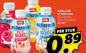 Boni Müllermilk of Milkshake aanbieding