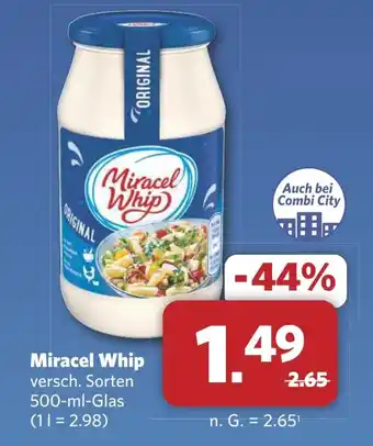 Combi Miracel Whip aanbieding