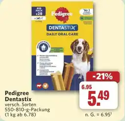 Combi Pedigree Dentastix aanbieding