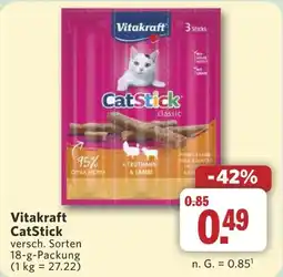 Combi Vitakraft CatStick aanbieding