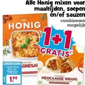 Boon`s Markt Alle Honig mixen voor maaltijden, soepen en/of sauzen aanbieding
