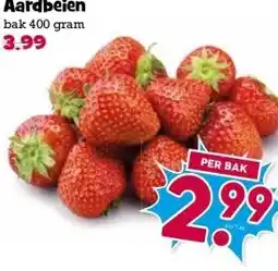 Boon`s Markt Aardbeien bak 400 gram aanbieding