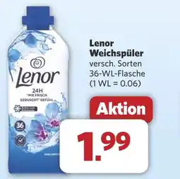 Combi Lenor Weichspüler aanbieding