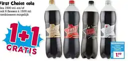 Boon`s Markt First Choice cola aanbieding