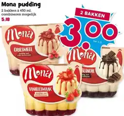 Boon`s Markt Mona pudding aanbieding