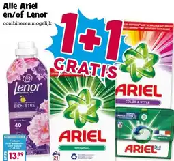 Boon`s Markt Alle Ariel en/of Lenor aanbieding