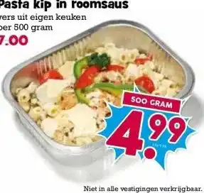 Boon`s Markt Pasta kip in roomsaus aanbieding