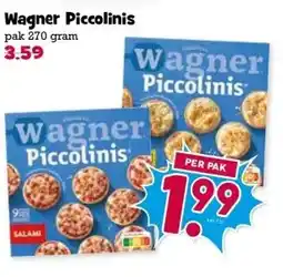 Boon`s Markt Wagner Piccolinis pak 270 gram aanbieding