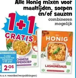 Boon`s Markt Alle Honig mixen voor maaltijden, soepen en/of sauzen aanbieding