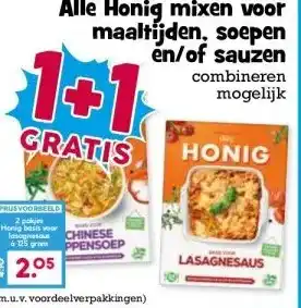 Boon`s Markt Alle Honig mixen voor maaltijden, soepen en/of sauzen aanbieding