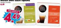 Boon`s Markt Nescafé Dolce Gusto capsules aanbieding