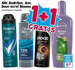 Boon`s Markt Alle Andrélon, Axe, Dove en/of Rexona aanbieding