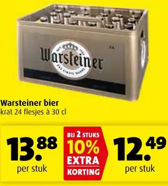 Boni Warsteiner bier aanbieding