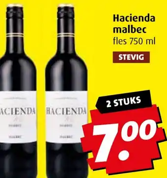 Boni Hacienda malbec aanbieding